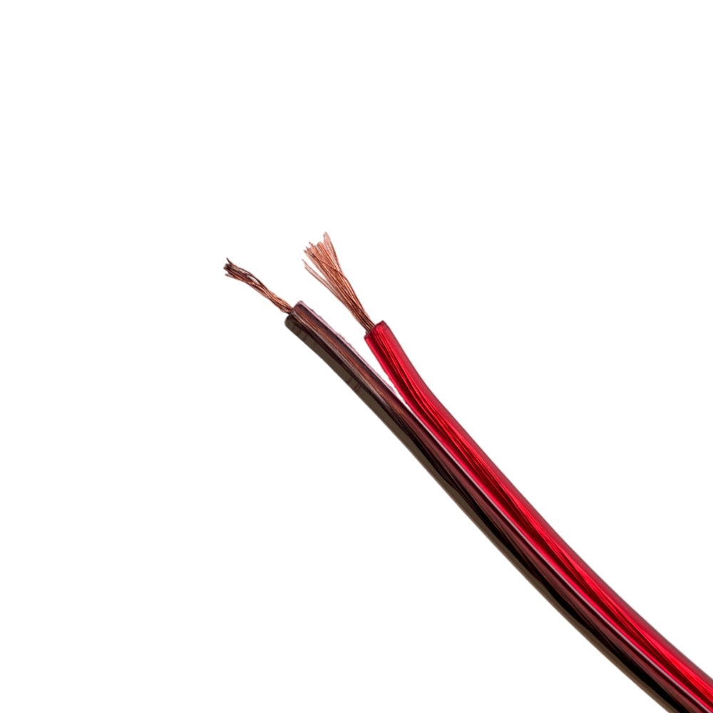 Rollo de 100Metros de Cable de Audio Dimax CCA Cobre Desnudo #14 Bobina de Plastico C746
