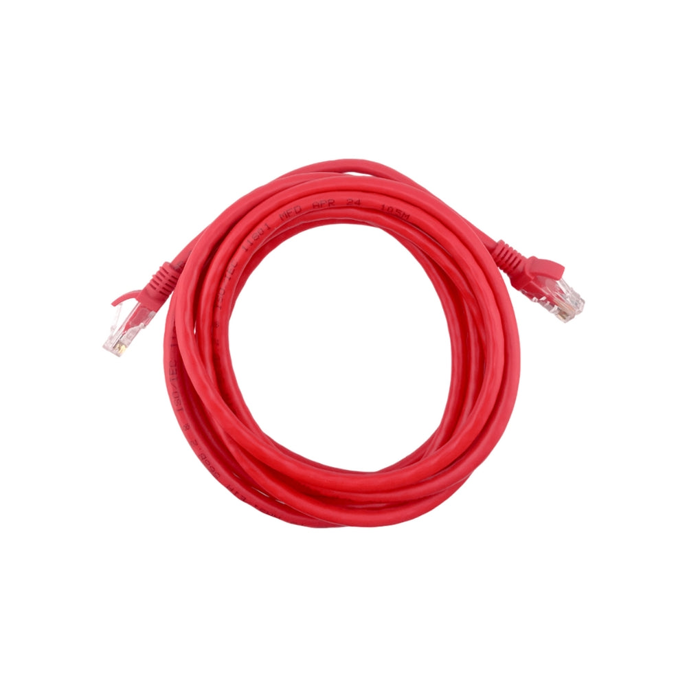 Cable de Red Ethernet Patch Cord Dimax Cat6 de 3.0 Metros color Rojo C887