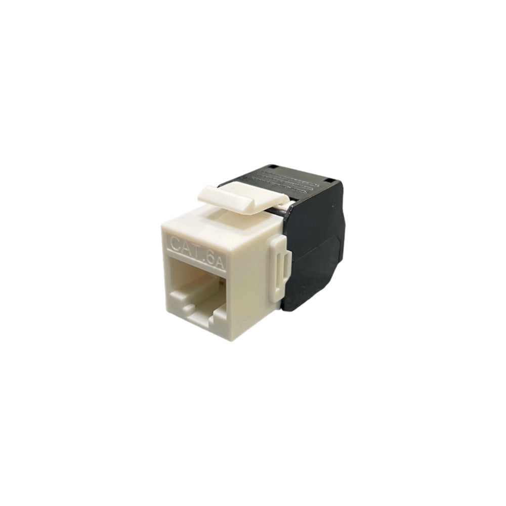 Keystone Jack Dimax Cat6A Cumple ISO IEC 11801 TIA EIA 568C color Blanco C719