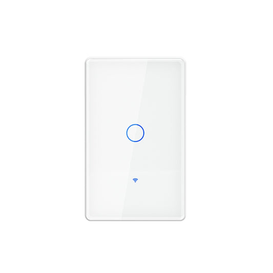 Interruptor Dimax de 1 Punto Smart WiFi 2.4GHz Control por Voz Alexa y Google color Blanco H357