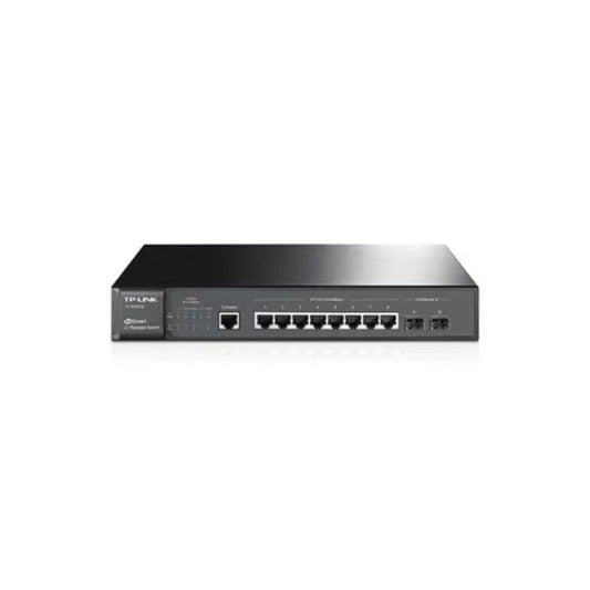Switch TP-Link Jetstream 2 Puertos SFP 8 Puertos Gigabit Funciones L2 L3 L4 TL-SG3210