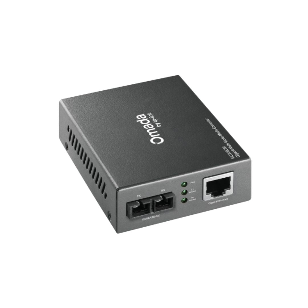 Conversor Fibra Optica a Ethernet TP-Link Multimodo 850nm Duplex SC 1 Ethernet Auto MDI MDIX Distancia hasta 500m MC210CS
