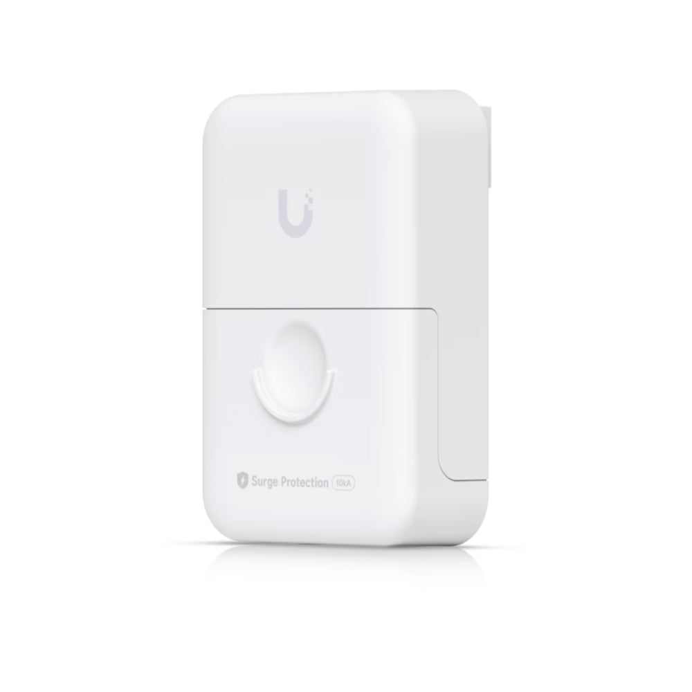 Protector Contra Descargas Ubiquiti Gigabit Soporta 802.3AF Corriente Maxima 5KAmp Resistencia 1GOhm UB-ETH-SP-G2
