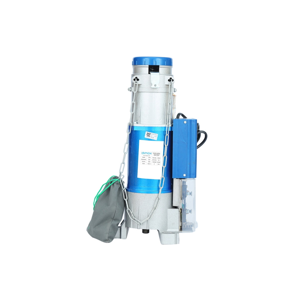 Motor Dimax para Puerta Arrollable Rodillo 4" Potencia 180 Watts 2 Reles 2 Limit Switches Medida de Soporte 495x280x3mm Control Remoto 433MHz H379