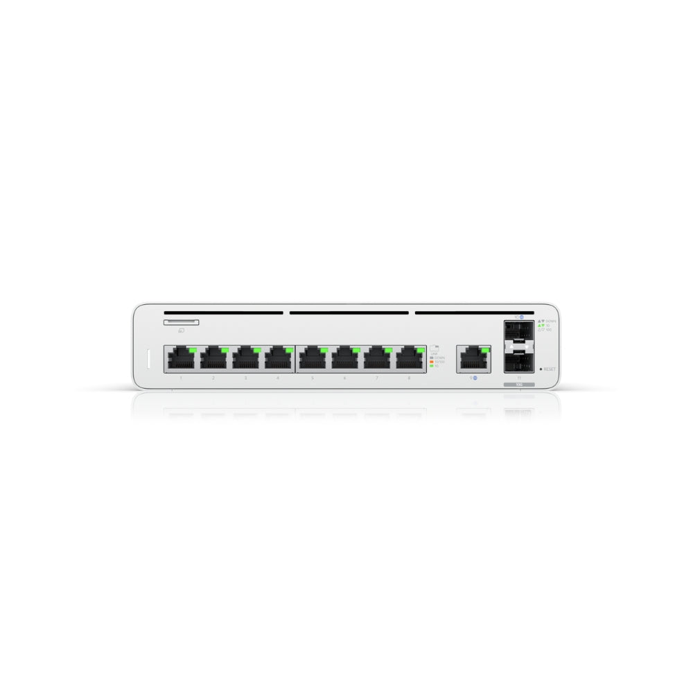UISP Console Ubiquiti 2xSFP+ 9xEthernet Gigabit Capa 2 Facil Configuracion BT Rack 1U o Montaje de Pared Aplicacion UISP Mobile UB-UISP-CONSOLE