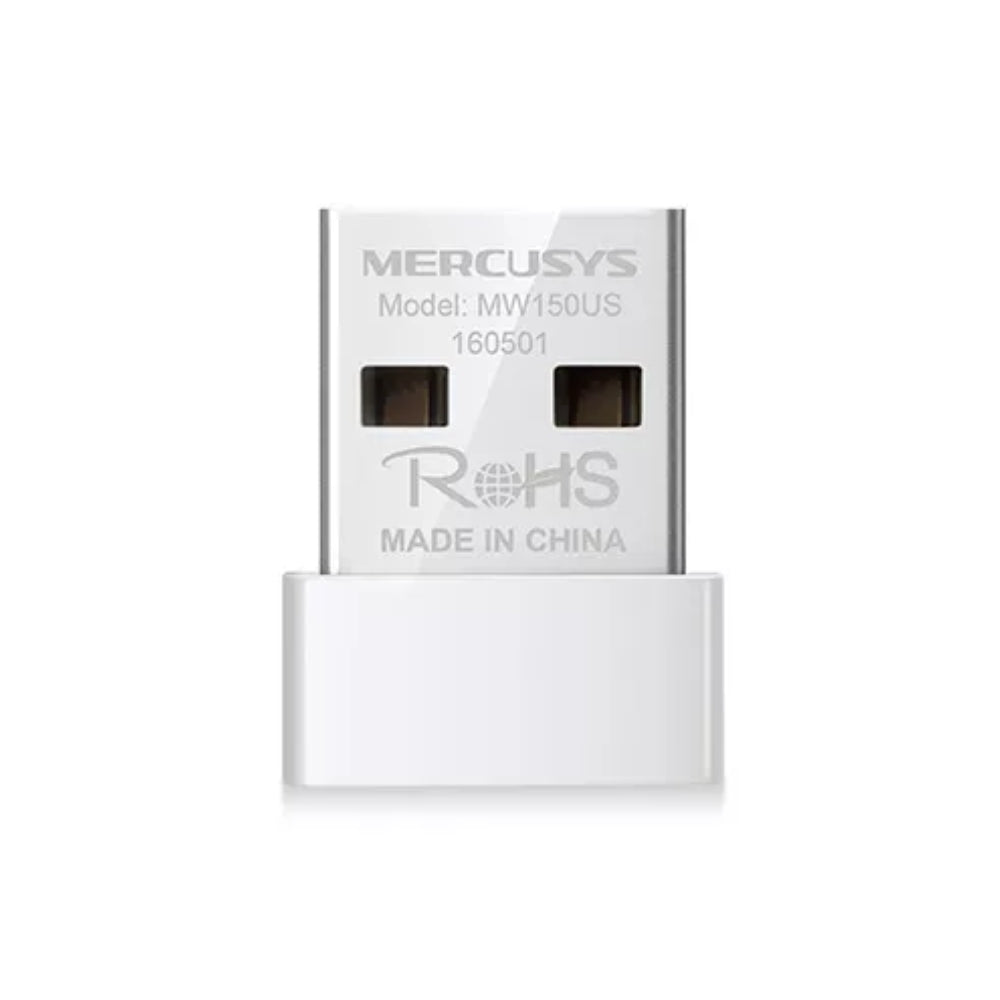 Adaptador Mercusys USB Inalambrico N150 Antena Integrada Modo Soft-AP Seguridad WPA/WPA2 Compatible Windows XP788.110 MW150US