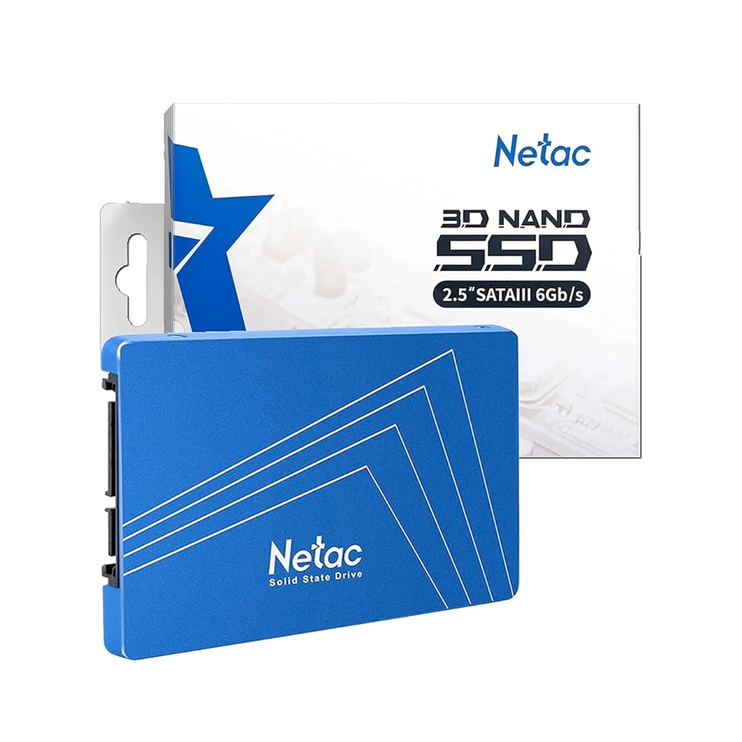 Disco Duro Netac 480GB SSD 2.5 SataIII 3D Nand R/W hasta 540/490 MBps NT01N535S-480G-S3X