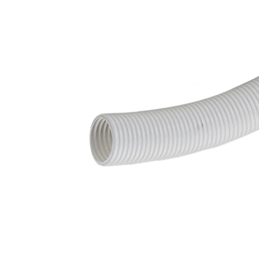 Tubo Dimax Flexible 1" F25mm Rollo de 20 metros color Blanco S130
