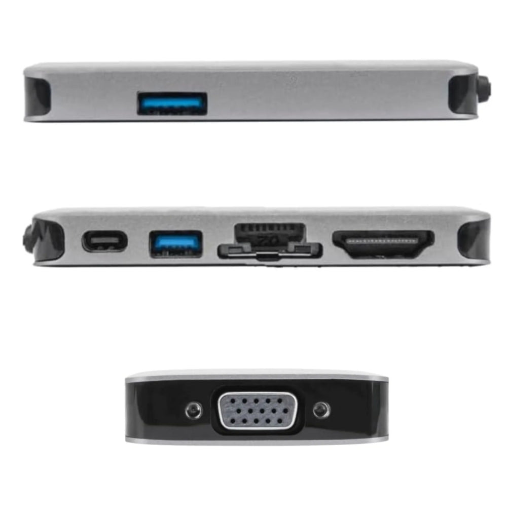 Docking Station USB-C Targus 6en1 1xHDMI 4K 1xVGA 1xGigabit Ethernet 2xUSB-A v3.2 1xUSB-C v3.2 PD hasta 100 Watts DOCK419USZ