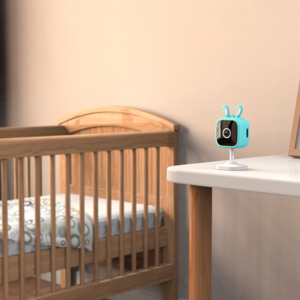 Camara Dimax 3MP IP WiFi para Bebe Detecta Personas y Llanto Reproduce Canciones de Cuna Audio 2 Vias Micro SD hasta 256GB G117