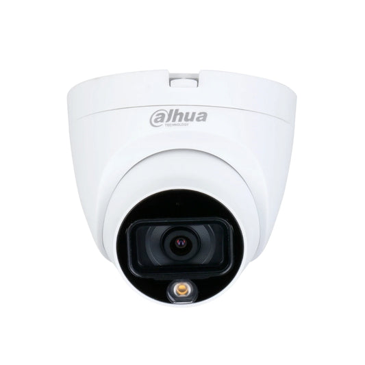 Camara Dahua HDCVI Domo 5MP Full Color Metal/Plastica Lente 2.8mm IR 20 metros IP67 HAC-HDW1509TLQN-LED-28-S2