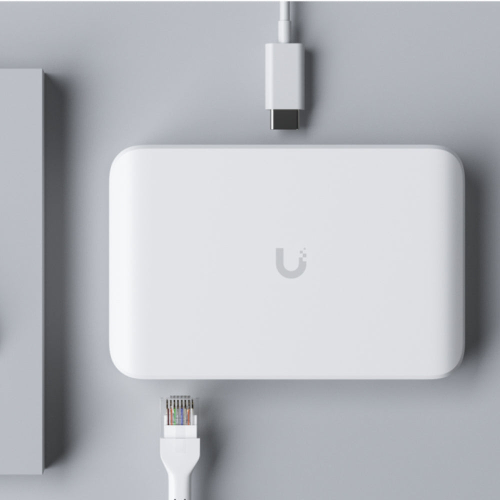 Switch Ubiquiti Flex 5xGigabit 1xPuerto AT/PoE Switching 10Gbps Consumo Total 46Watts Capa 2 UB-USW-Flex-MINI