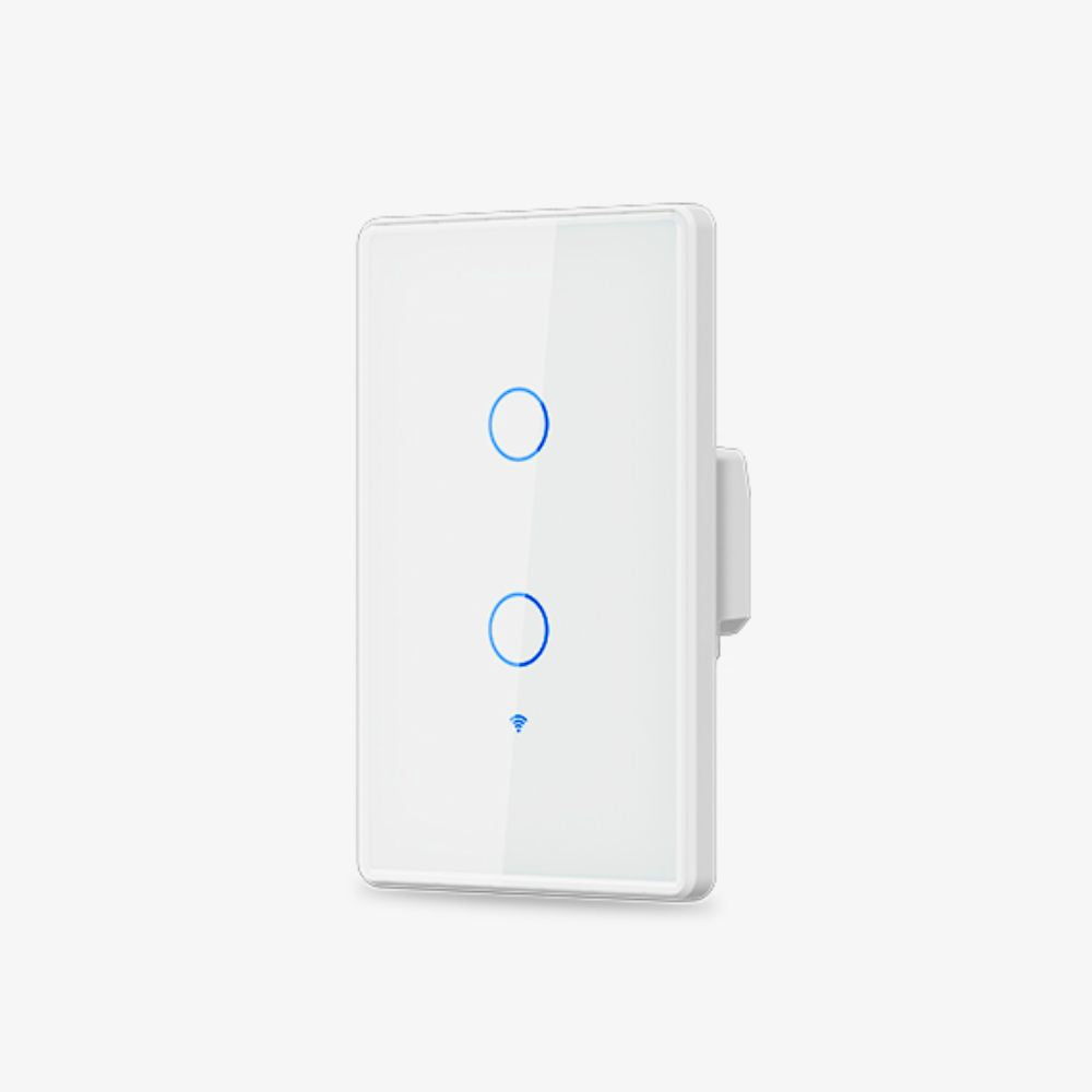 Interruptor Dimax Zigbee Tactil 2 gang color Blanco H371