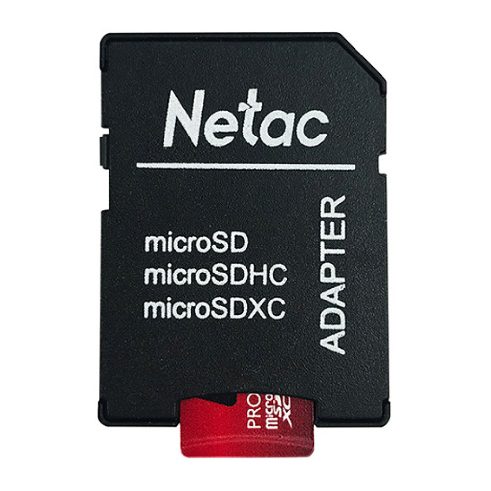 Memoria Micro SD Netac 256GB Extreme Pro SDXC V30 A1 Clase 10 hasta 100MBps Si Incluye Adaptador a SD NT02P500PRO-256G-R