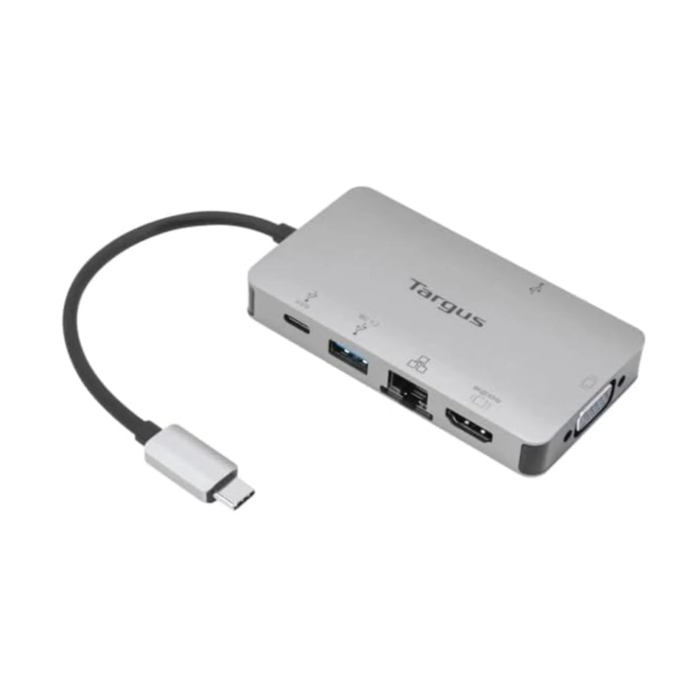 Docking Station USB-C Targus 6en1 1xHDMI 4K 1xVGA 1xGigabit Ethernet 2xUSB-A v3.2 1xUSB-C v3.2 PD hasta 100 Watts DOCK419USZ