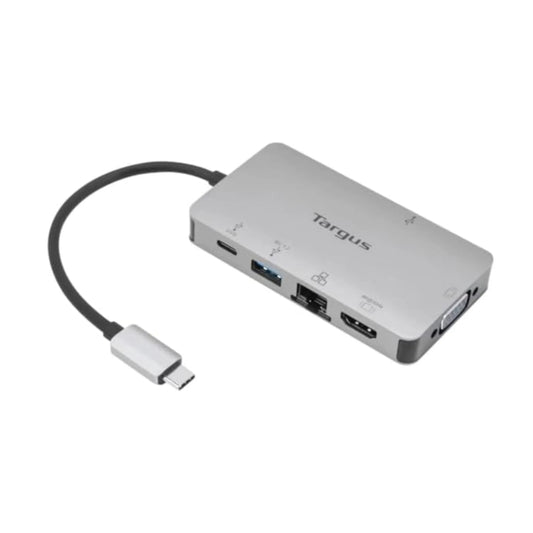 Docking Station USB-C Targus 6en1 1xHDMI 4K 1xVGA 1xGigabit Ethernet 2xUSB-A v3.2 1xUSB-C v3.2 PD hasta 100 Watts DOCK419USZ