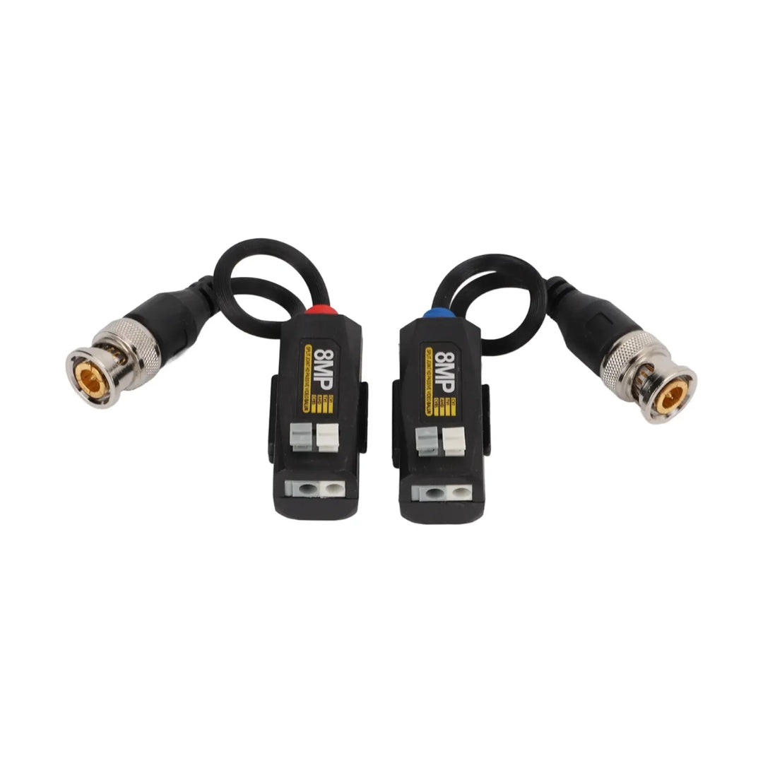 Balun Dimax Pasivo 4en1 Video 4K HDCVI AHD HDTVI CVBS Frecuencia 60MHz Distancia Maxima 4Km Z064
