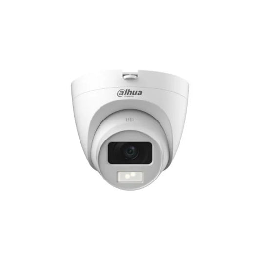 Camara Dahua HDCVI Domo 2MP Full Color con Audio Lente 2.8mm IR 20 metros IP67 HAC-HDW1200CLQ-IL-A-28-S6