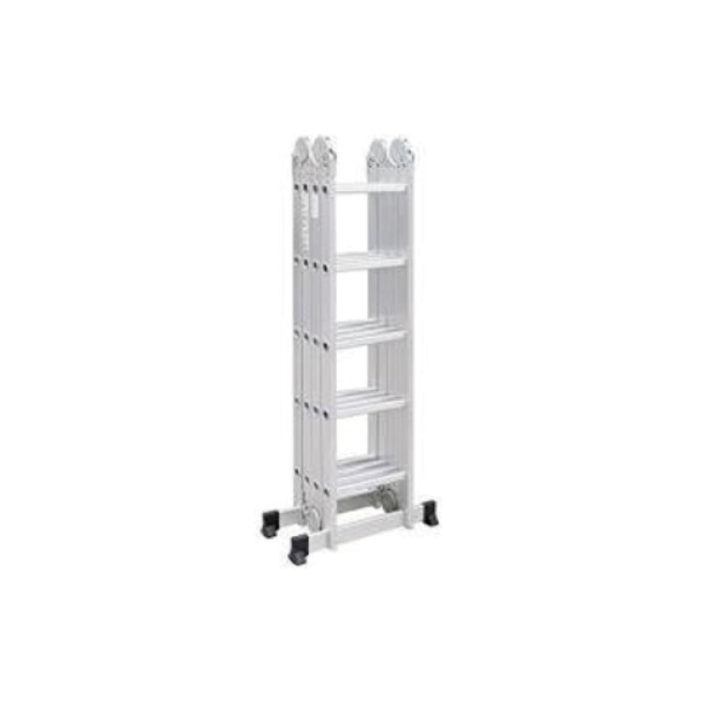Escalera Dimax Multifuncional 4x5 hasta 5.60M Modos Transporte Desplegado y Tijera Peso Maximo 150Kg N069
