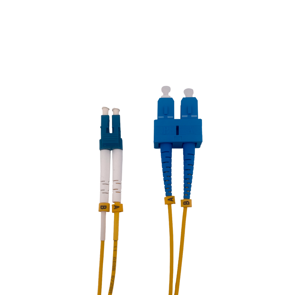 Patch Cord Dimax de Fibra Optica LC-SC Monomodo 9/125 Duplex Cable de 3 Metros C864