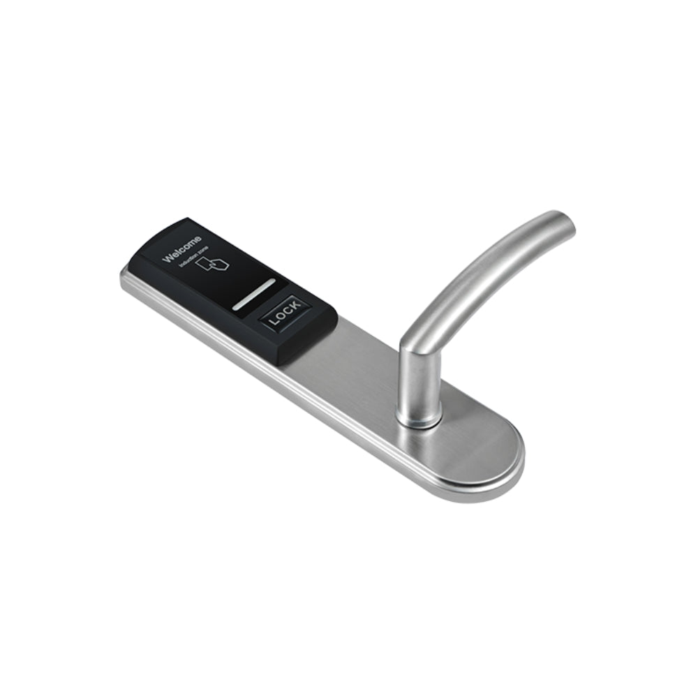 Cerradura para Hotel Zkteco Acero Inoxidable Diametro 40 a 55mm Alimentacion 4 Pilas AA Color Plateado LH3000- Left