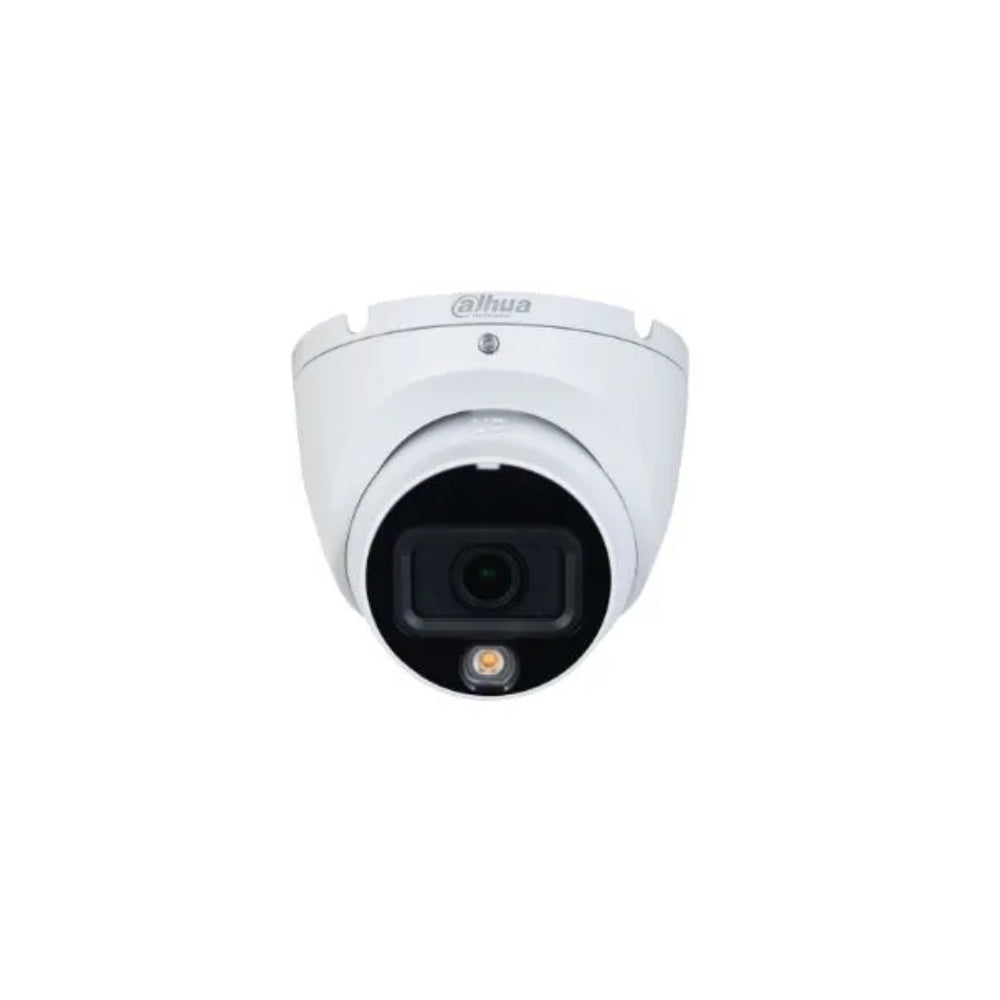 Camara Dahua HDCVI Domo 2MP Full Color con Audio Lente 2.8mm IR 20 metros 30fps 1080p IP67 HAC-HDW1200TLM-IL-A-28-S6