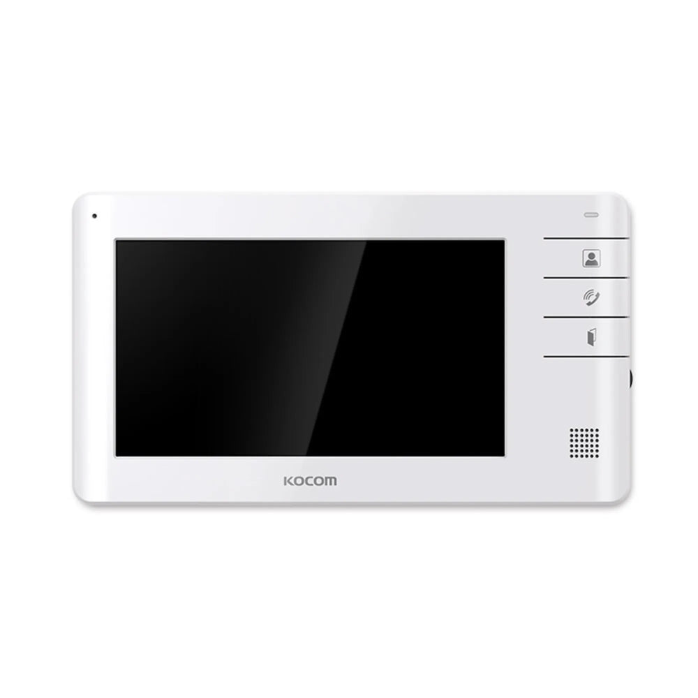 Monitor Kocom Adicional de 7" color LCD Comunicacion del Sistema de Manos Libres KCV-S701EBCDC