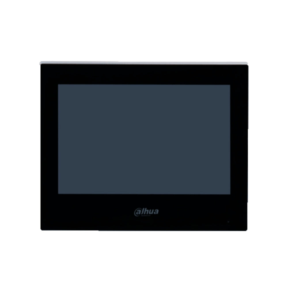 Kit de Video Portero Dahua IP Monitor 7" TFT Alarma 6/1 Frente de Calle HD IP65 ILuminacion Auto IR Ingreso con Tarjeta App o Monitor DHI-KTP03