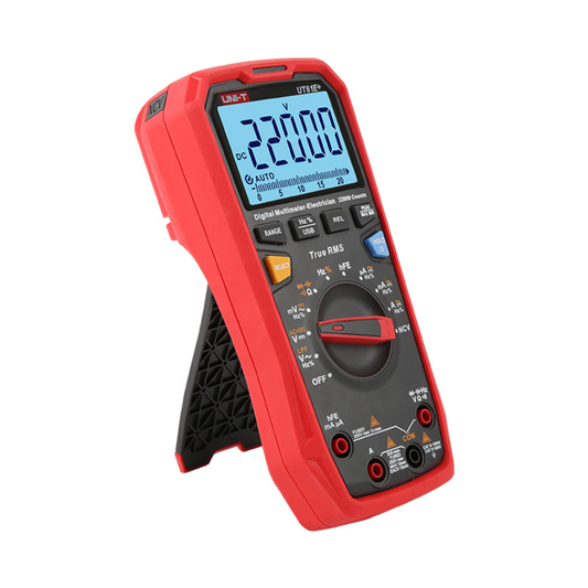 Multimetro Digital Uni-t RMS hasta 1000V AC DC 20A AC DC Capacitancia Resistencia Frecuencia UT61E+