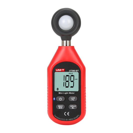 Mini Fotometro Medidor de Luz Uni-T 0 a 19.999 FC con Bluetooth UT383BT