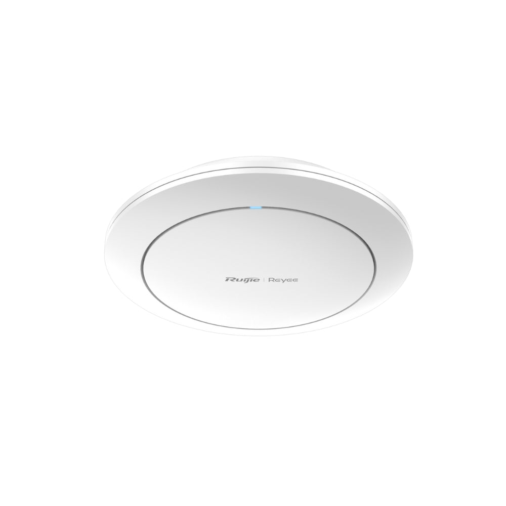 Access Point Ruijie WiFi6 AX1800 Doble Banda 2.4 y 5GHz 802.11AX 802.11AC 2xGE Soporta 500 Usuarios No Incluye PoE RG-RAP2266