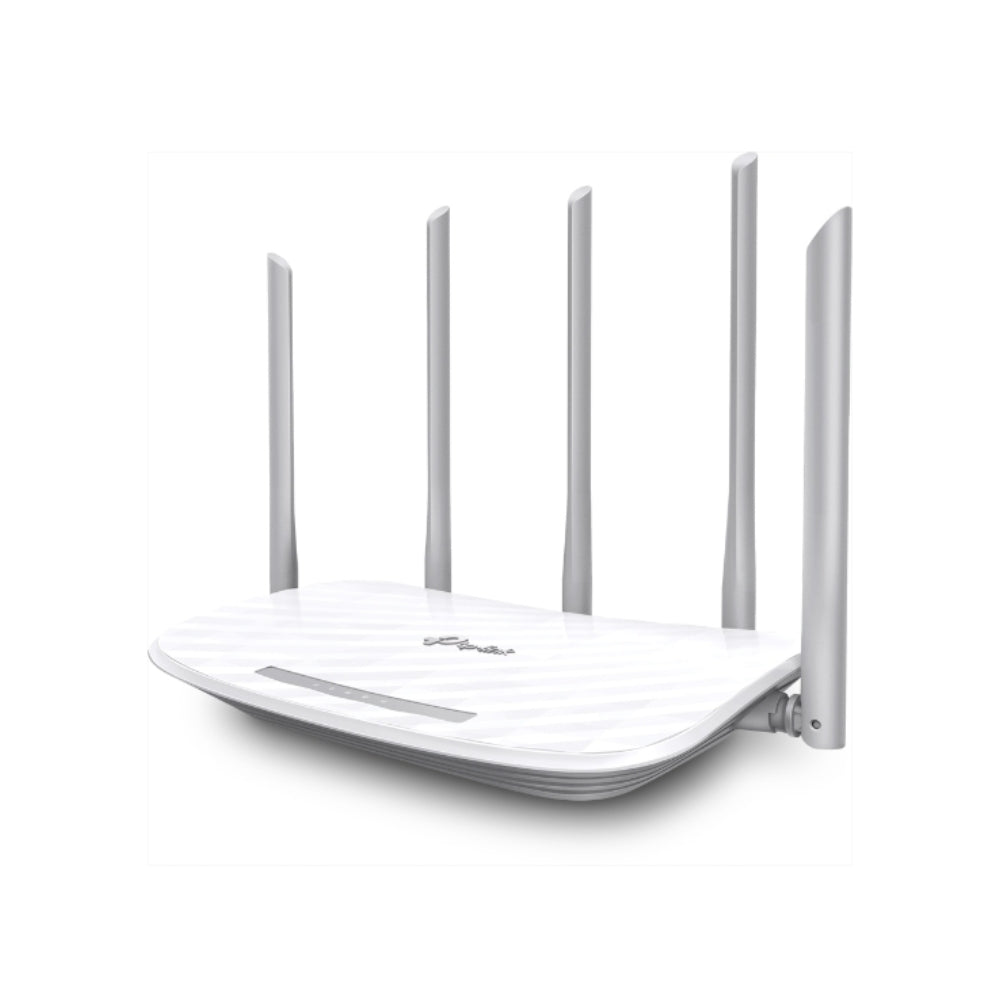 Router TP-Link Inalambrico AC1350 5 Antenas Doble Banda 2.4 y 5GHz 1xWAN 4xLAN QoS ARCHER C60