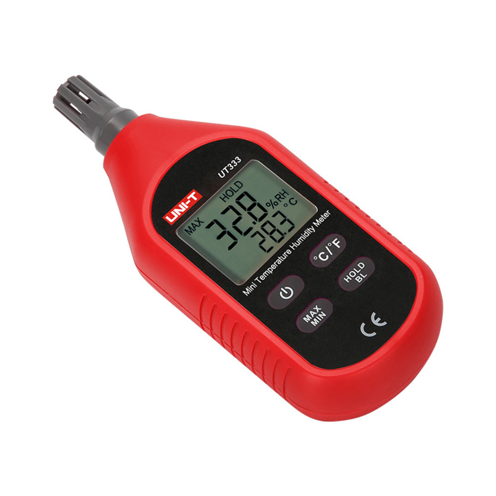 Medidor de Humedad Uni-T 0 a 100% HR Temp -10 a 60 C UT333