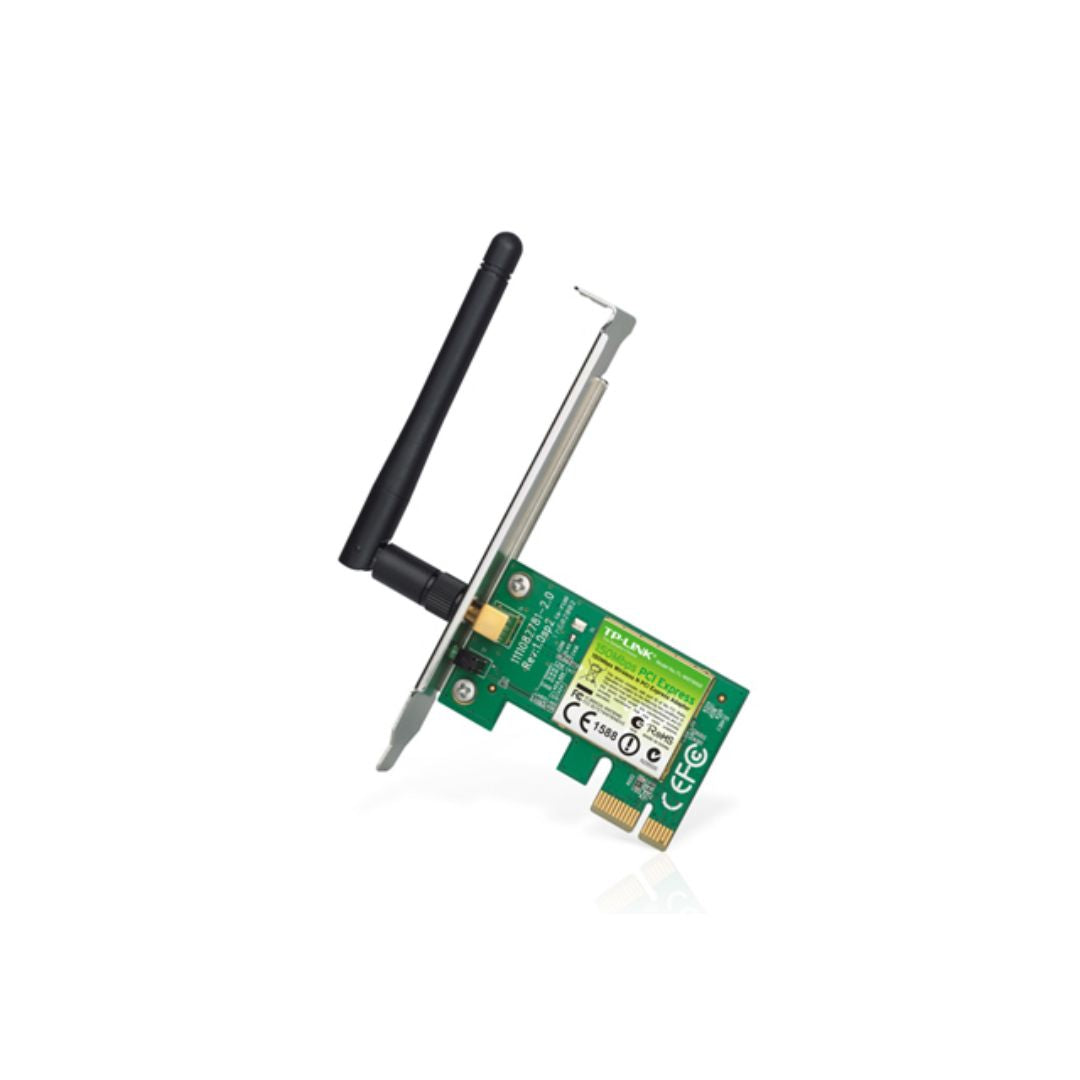 Tarjeta de Red Inalambrica TP-Link PCI Express 150Mbps 2.4GHz Encriptacion WPA WPA2 TL-WN781ND