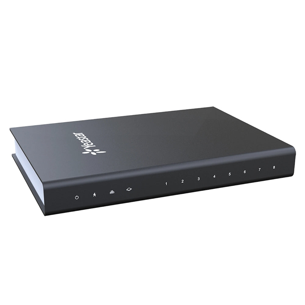 Gateway Yeastar 8xPuertos FXO 1xMicro USB 1xRJ11 Protocolo SIP Conferencia a 3 Codecs G.711, G.722, G.723, G.726, G.729A, GSM TA810