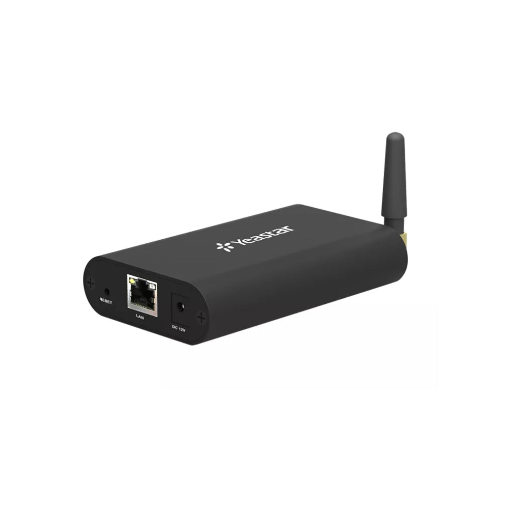 Gateway Yeastar GSM 1xPuerto GSM 850,900,1800,1900 MHz WCDMA 850,1900 Protocolo SIP, IAX2 1xEthernet 100Mbps TG100