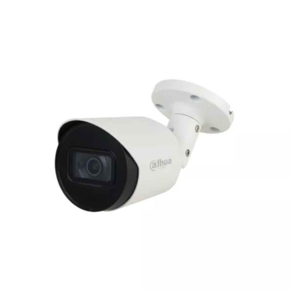 Camara Dahua HDCVI Bala 8MP 4K con Audio Metalica Lente 2.8mm IR 30 metros IP67 HAC-HFW1801TN-A-0280B-S2