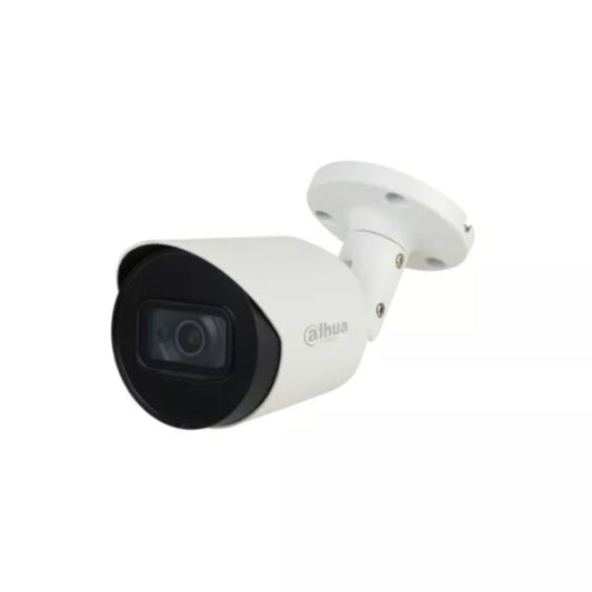 Camara Dahua HDCVI Bala 8MP 4K con Audio Metalica Lente 2.8mm IR 30 metros IP67 HAC-HFW1801TN-A-0280B-S2