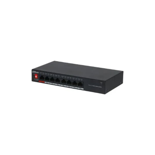 Switch Dahua 8 Puertos Gigabit PoE 96Watts DH-PFS3008-8GT-96-V2