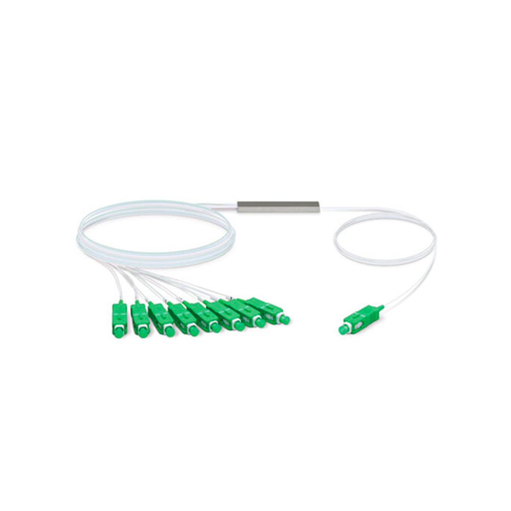 Splitter Dimax Divisor Optico PLC 1x8 con Conectores SC/APC Longitud de Onda 1260-1650nm C731