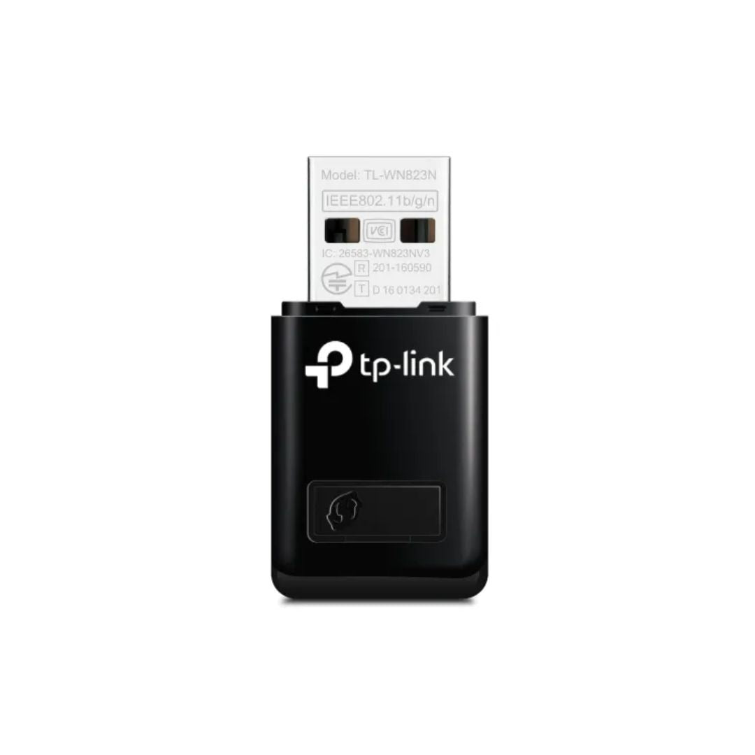 Adaptador USB TP-Link a WiFi 802.11 B/G/N hasta 300Mbps USB 2.0 Antena Integrada TL-WN823N