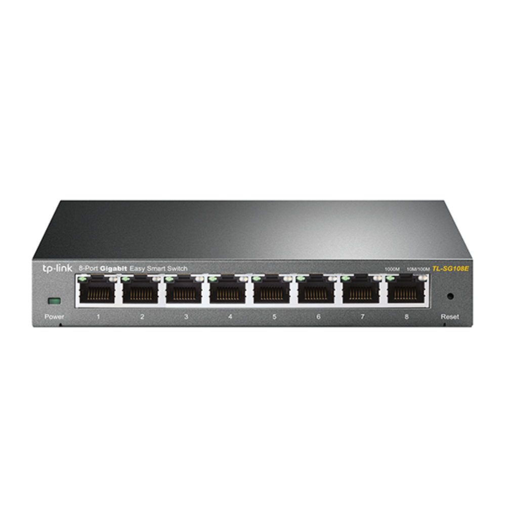 Switch TP-Link Easy Smart 8 Puertos Gigabit Gestion Centralizada TL-SG108E