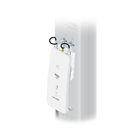 Radio Ubiquiti Rocket Prism AC Gen2 Airmax 5GHz 500+ Mbps Ancho de Canal 80Mhz 256AQM Sincronizacion GPS 1xEthernet Gigabit Gestion de Radio Air OS UB-RP-5AC-GEN2