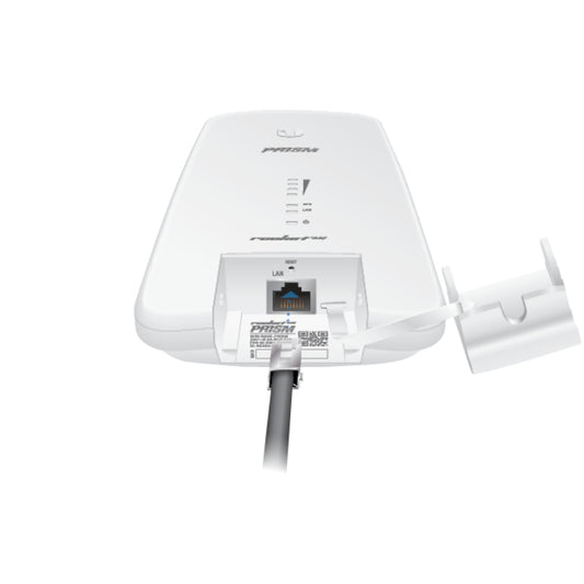 Radio Ubiquiti Rocket Prism AC Gen MFrec 2.4GHz 350+Mbps 256QAM Sincronizacion GPS 1xEthernet Gigabit Gestion de Radio Air OS UB-R2AC-PRISM