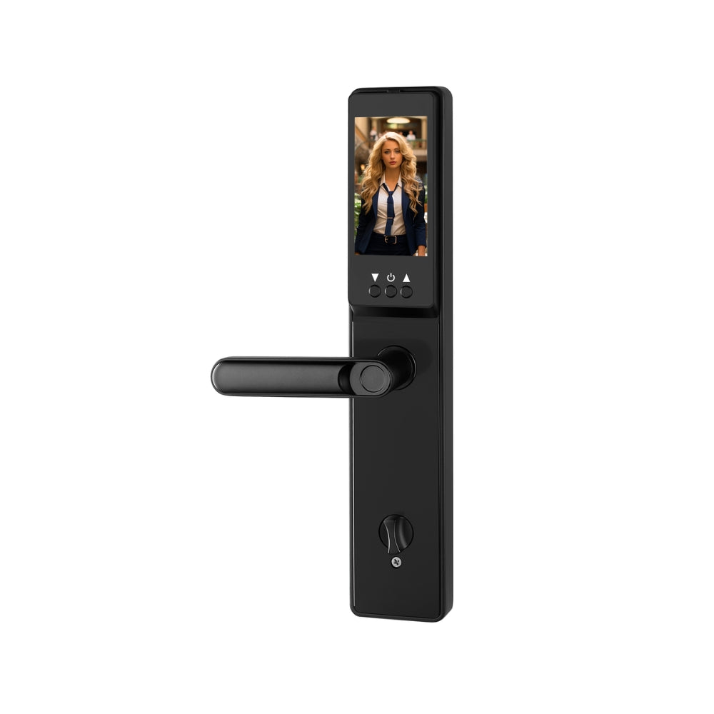 Cerradura Inteligente Dimax WiFi con Video Portero Camara Ojo de Gato Mortaja 6068 Compatible con Tarjeta IC Mifare 13.56MHz B023