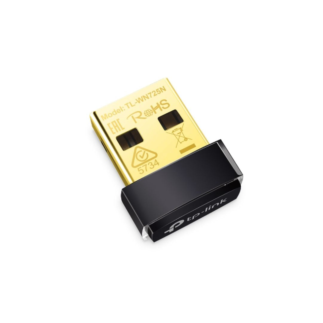 Adaptador TP-Link USB a WiFi Nano 150Mbps Modo Soft AP Seguridad WPA WPA2 TL-WN725N