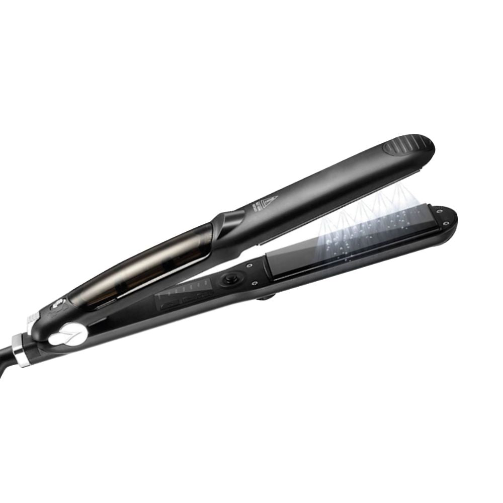 Plancha con Vaporizador para Cabello Dimax Indicador Luminoso LED Cable Giratorio 360° de 2.5metros Apagado Automatico Temperatura con 15 niveles N104