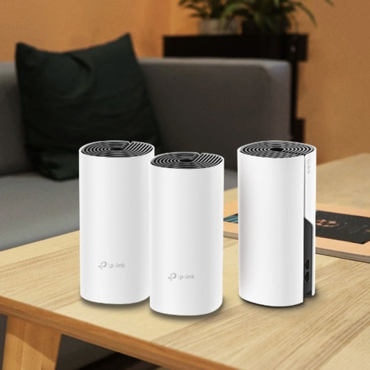 Sistema WiFi Mesh TP-Link Deco M4 (3-Pack) Elimina Zonas Muertas 2xGiga AP Conexiones sin Lag Compatible con todos los Decos M4(3-pack)