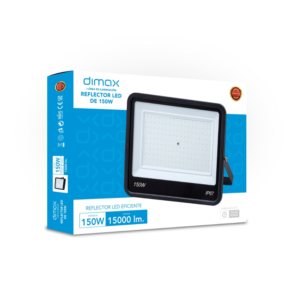 Reflector Dimax 200W de ALuminio para uso en Exterior IP67 S169