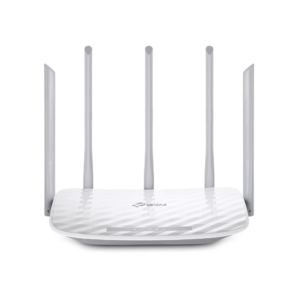 Router TP-Link Inalambrico AC1350 5 Antenas Doble Banda 2.4 y 5GHz 1xWAN 4xLAN QoS ARCHER C60